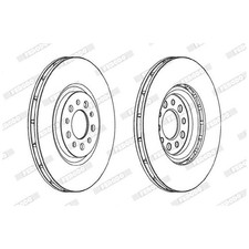 2x Bremsscheibe vorne für Jeep Cherokee KL | 26220687