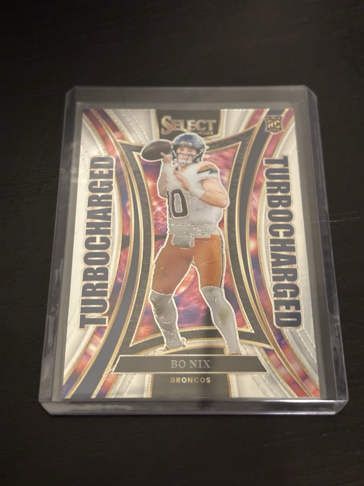 2024 Panini Select - Turbocharged Bo Nix #16 (RC)