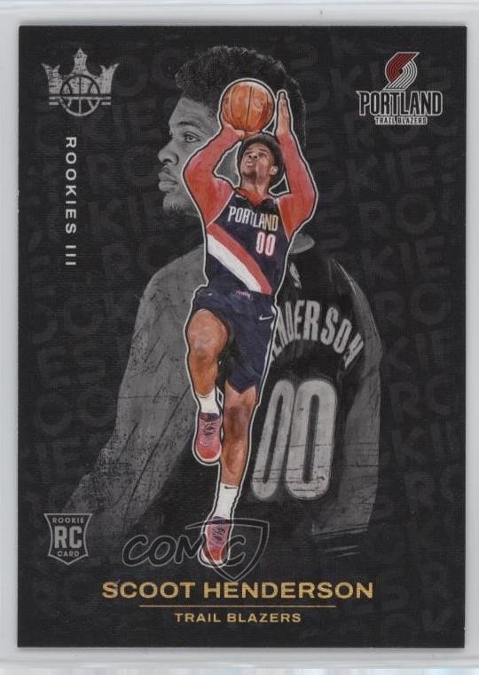 2023-24 Panini Court Kings Rookies III Scoot Henderson #141 Rookie RC