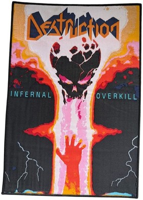 DESTRUCTION - Infernal Overkill - 29,7 x 20,2 cm - Woven ! Backpatch - 170414