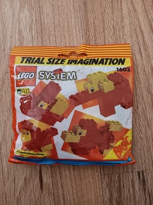VINTAGE 1993 LEGO SYSTEM 1603 TRIAL SIZE IMAGINATION SEALED