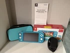 Nintendo Switch Lite Turquoise Animal Crossing Blue Boxed with Case and Charger