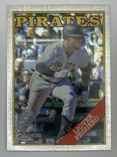 Topps 2023 Series 1 1988 Chrome Insert Liover Peguero #T88C-2 Rookie Pirates