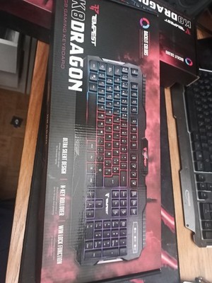 Gaming Tastatur RGB LED Beleuchtet USB Keyboard PC Laptop Wie Mechanisch Retoo