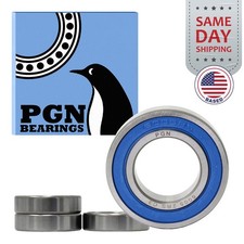 (4) 6005-2RS Premium Rubber Seal Ball Bearing C3 EMQ, 25x47x12, 6005 2RS 6005rs