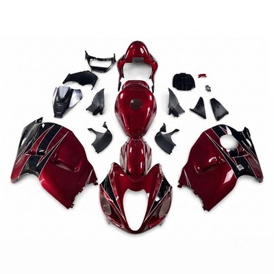 SW Red Black Fairing Fit for Suzuki 1999-2007 GSX1300R Gen1 Hayabusa +Tank Cover