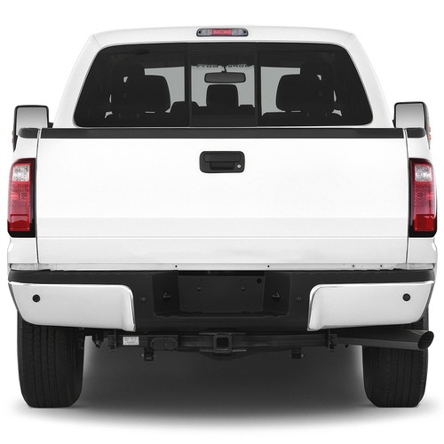 Barra frontal de parachoques trasera cromada para 08-16 Ford F250 F350 SD con orificios de sensor - Imagen 8 de 8