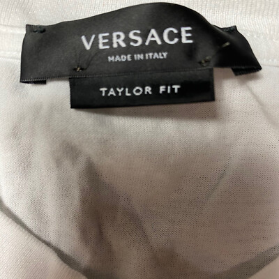 Versace Medusa White Tailor Fit Designer T-Shirt Adult Size XS | eBay