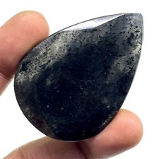 196.3 Cts Natural Rutile Quartz 53.5x37.5mm Pear Cut Loose Pendant Size Gemstone