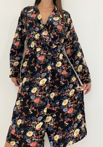 boohoo long sleeve midi dress