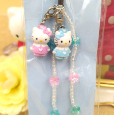 Sanrio Hello Kitty  Mimmy Charm Phone Beads Strap Nurse Vintage Japan 1998RARE