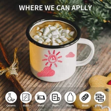 Matte Metallic Craft Vinyl Adhesive Making Pattern Cricut Film for Mugs