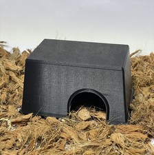 Reptile Hide Box Cave Enclosure Decor Reptile Tank Enrichment Decoration