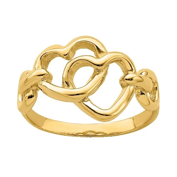 Chapado en Oro Amarillo Anillos de moda belleza