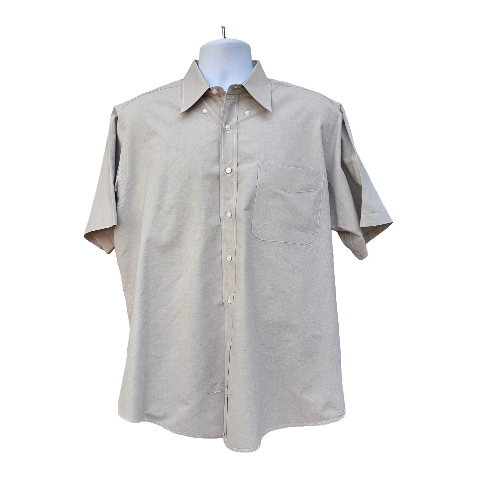 Lady Hathaway Short Sleeve Regular Fit Casual Button-Down Shirts for Men