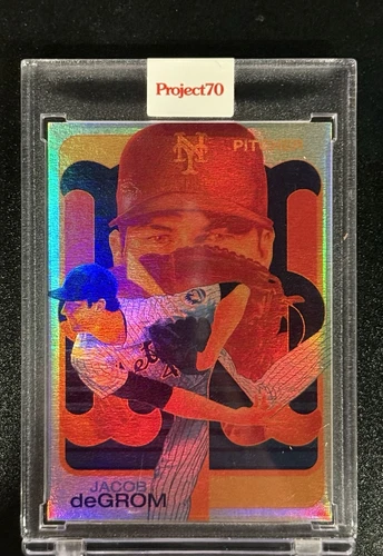 Jacob deGrom Topps Project 70 Card 859  by Matt Taylor RAINBOW FOIL 48/70