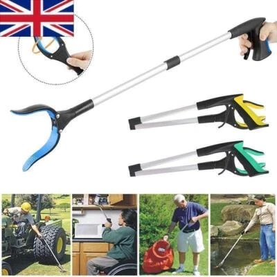 Heavy Duty Grabber Tool Industrial Pick Up Stick Hand Grip Reach Trash Reacher