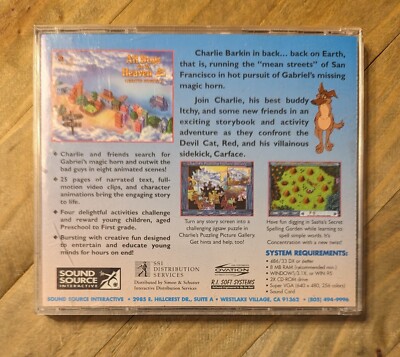 All Dogs Go To Heaven 2 Animated Storybook Moviebook CD For PC | eBay