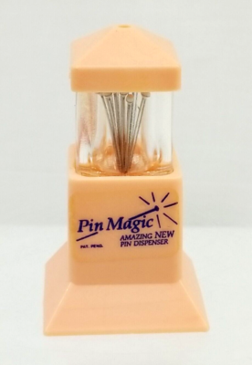 Vintage Pin Magic Amazing Pin Dispenser Straight Pin Holder Case
