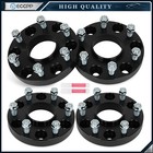 4Pcs 1" 6x5.5 Hub Centric Wheel Spacers For Chevy Silverado 1500 GMC Sierra 1500