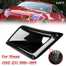 Bumper Carbon Fiber Air Vent Intake Duct Left Driver For Nissan 350Z Z33 2003-09