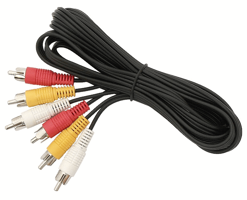 AV Cable 3m 3x RCA to 3x RCA Male Cinch Audio Video Composite Cord