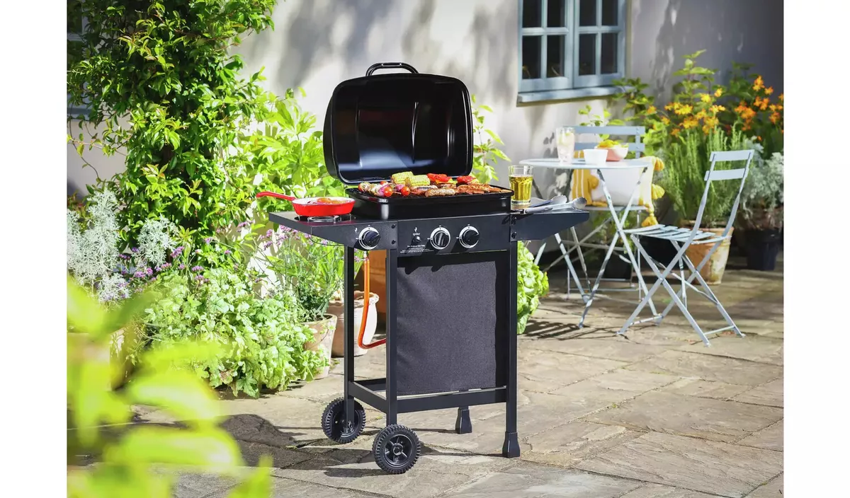 Home 2 Burner Gas BBQ with Side Burner eBay