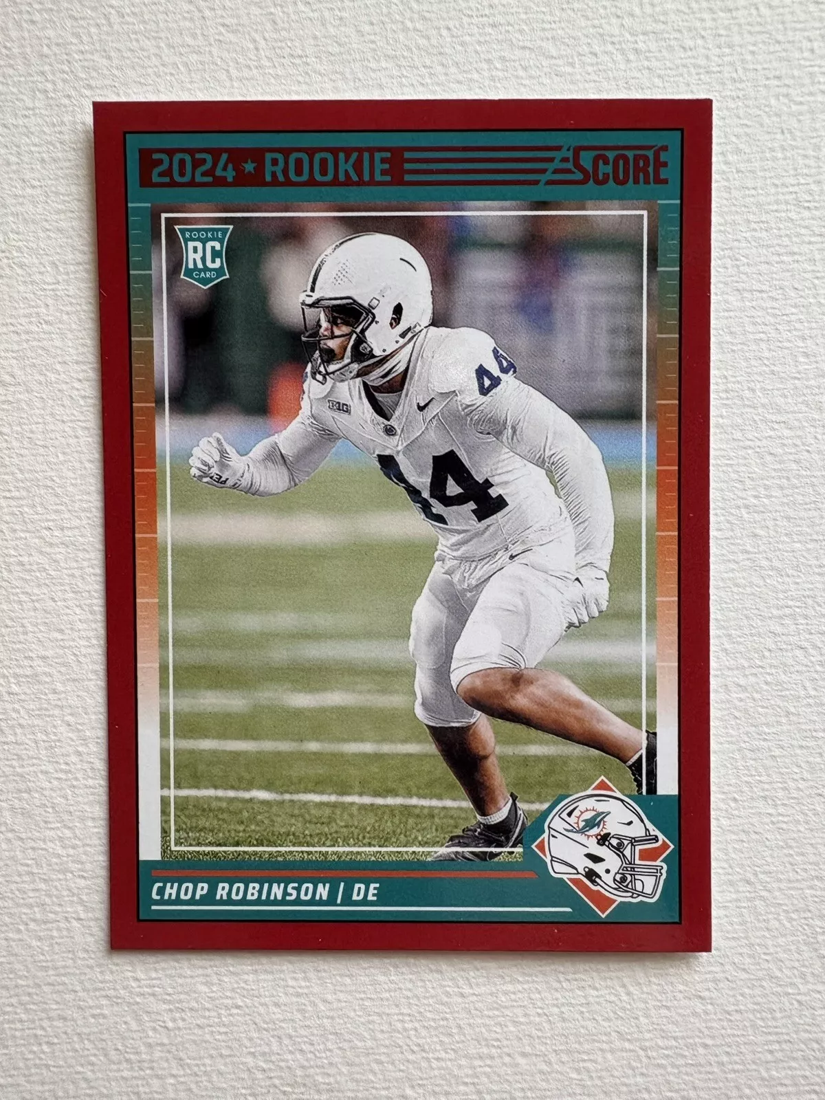 Chop Robinson trading card