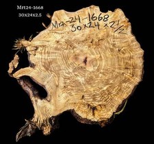 Myrtle Wood  Burl slab  Epoxy River Table  DIY Wood  Mrt24-1668