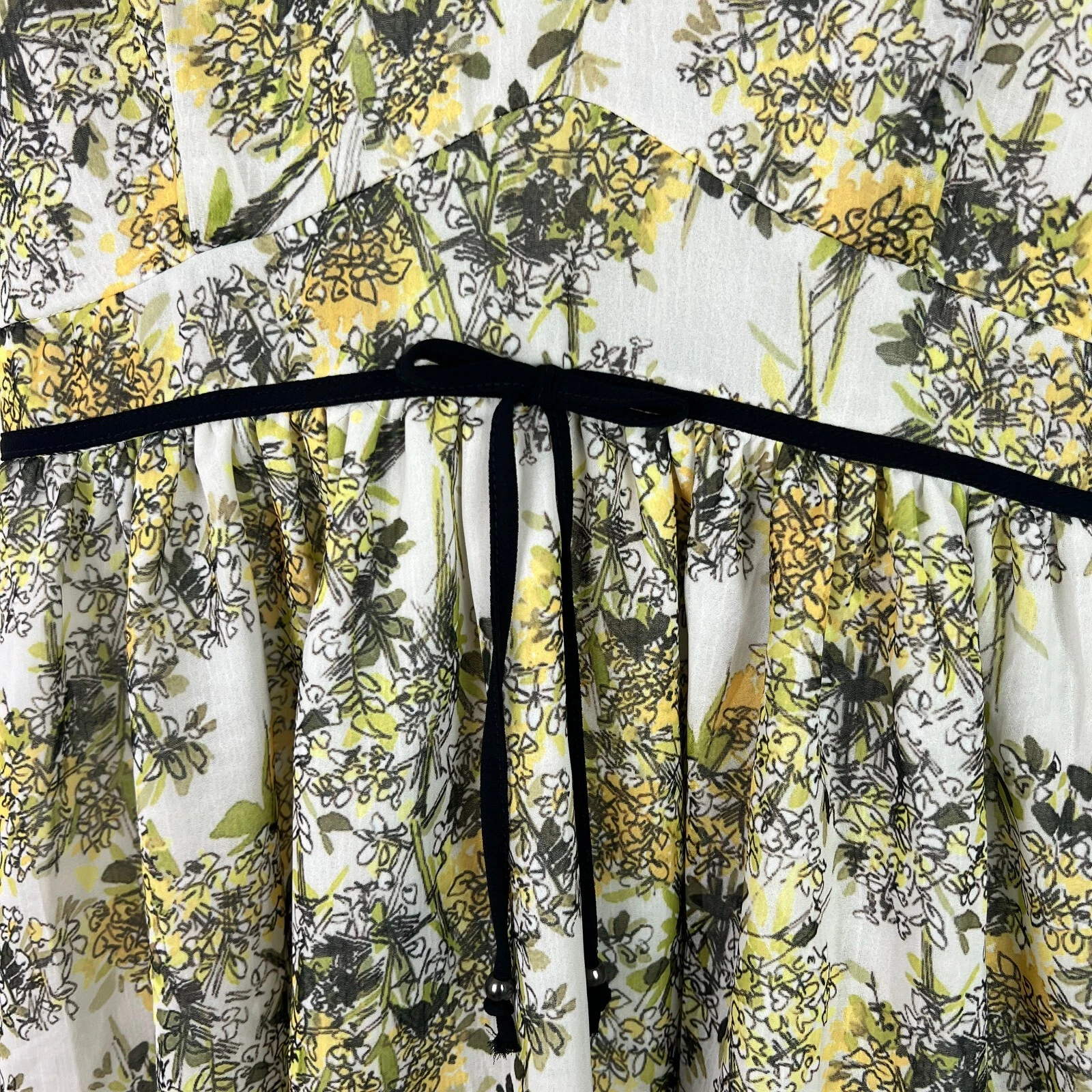 UNDERCOVER Mini abito floreale nuovo con etichette Secret Mission Super Natural Benazir taglia XS NUOVO