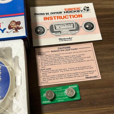 Nintendo Donkey Kong Hockey Game & Watch Micro VS System Hobby