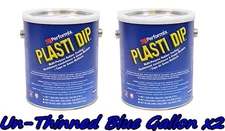 2 Gallons Blue UNTHINNED Performix Plasti Dip Concentrate FULL STRENGTH Free SH