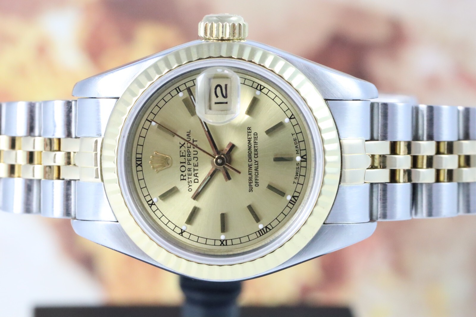 Bild 3 - Rolex Lady-Datejust 26mm Stahl/Gold 69173 Automatik B&amp;P 1990 Dif22387 AVS18048 X