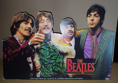 THE BEATLES : original promotional stand-up Shop display !!!