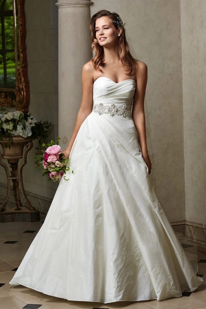 Wtoo by Watters SAMPLE wedding dress gown Virginia 14414 Sz 2