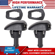 2x Universal Car Window Windshield Wiper Washer Nozzle Water Spray Jet Sprinkler