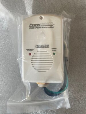 Reliance Controls POWERBACK Model #THP108 Utility Power Return Alert