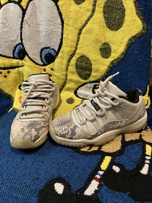 Nike Air Jordan 11 Retro Low Snake / Snakeskin GS SZ 6Y/ Womens