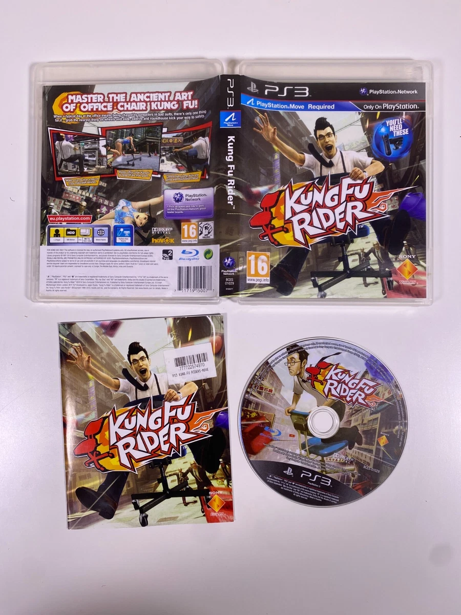 Kung Fu Rider PS3 2010 (PlayStation Move Required) Video Game SHIPS in a BOX 711719827023 | UK
