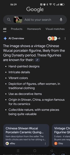 Chinese Wucai Porceline Doll - Picture 13 of 13