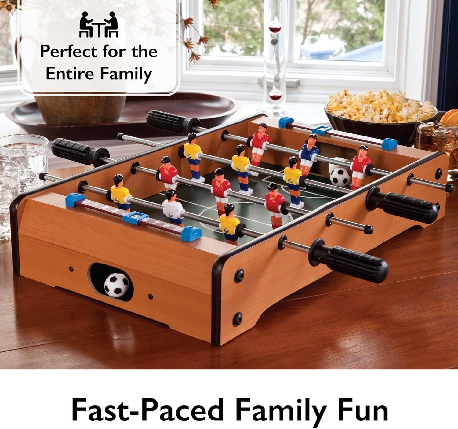 Compact 20-Inch Table Top Foosball Game - Perfect for Entertaining
