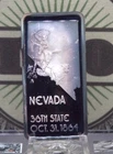 *HAMILTON MINT* 1oz .999 Silver Bullion *NEVADA* 36th State Art Bar ECC&C, Inc.
