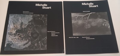 Michelle Stuart. Silent Gardens & Ashes in Arcadia. Rose Art Museum, 1988. SC/VG