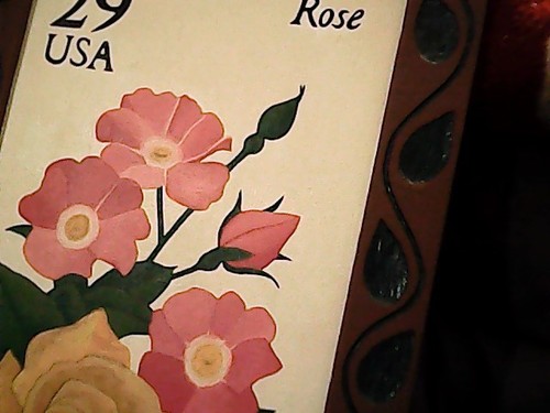 1995 Oil Painting by Bill Amick United States Postage Stamp Art 29 cent Rose - Picture 4 of 5