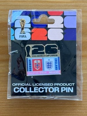 FIFA World Cup 2026 England vs. Norway Lapel Pin Knockout Match 7/11/26