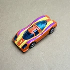 Vintage Hot Wheels 1969 Orange Porsche P-917 Hong Kong Race Car Orange w Stripes