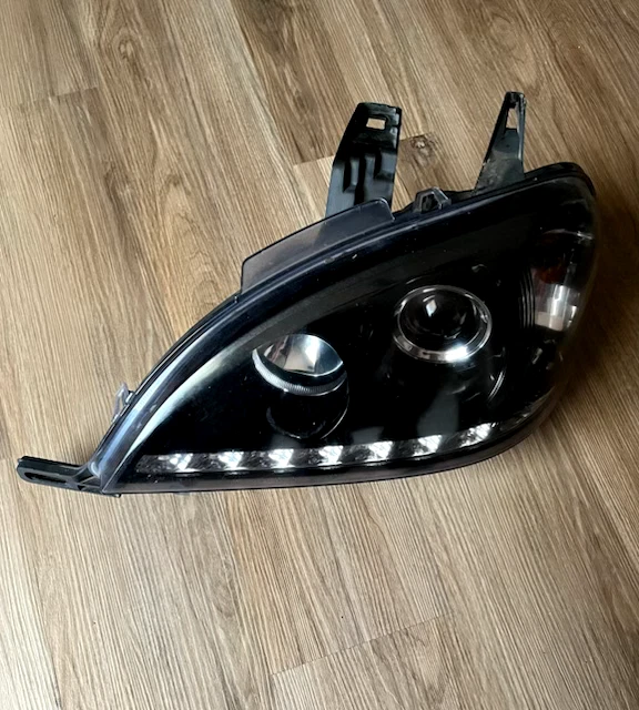 Black Fits 1998-2001 Mercedes W163 ML320 ML430 ML55 LED Bar Projector Headlights - Image 4 of 4