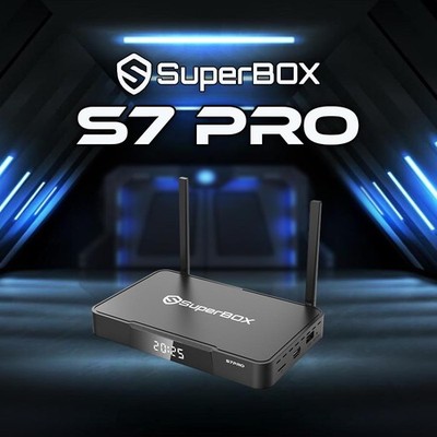 NEW RELEASE 2026 Black SUPERBOX S7 PRO Newly Upgraded Fast Shipping In Stock