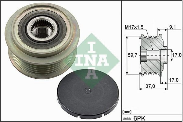 Lichtmaschine Generatorfreilauf FüR Mazda Mitsubishi-image