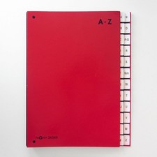 PAGNA Pultordner Color DIN A4 A-Z 24 Fächer rot 24249-01
